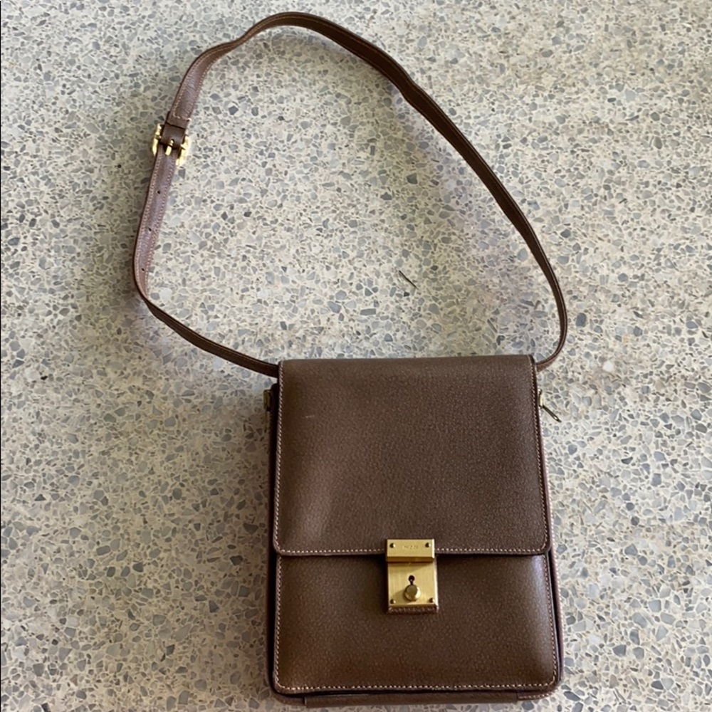 Authentic, vintage Gucci messenger bag